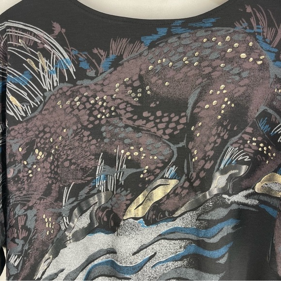 Women’s Black Top Vintage Style . - Picture 4 of 7